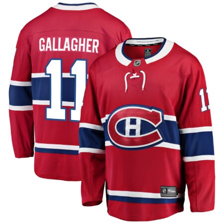 Brendan Gallagher Montreal Canadiens Breakaway Player Jersey - Red