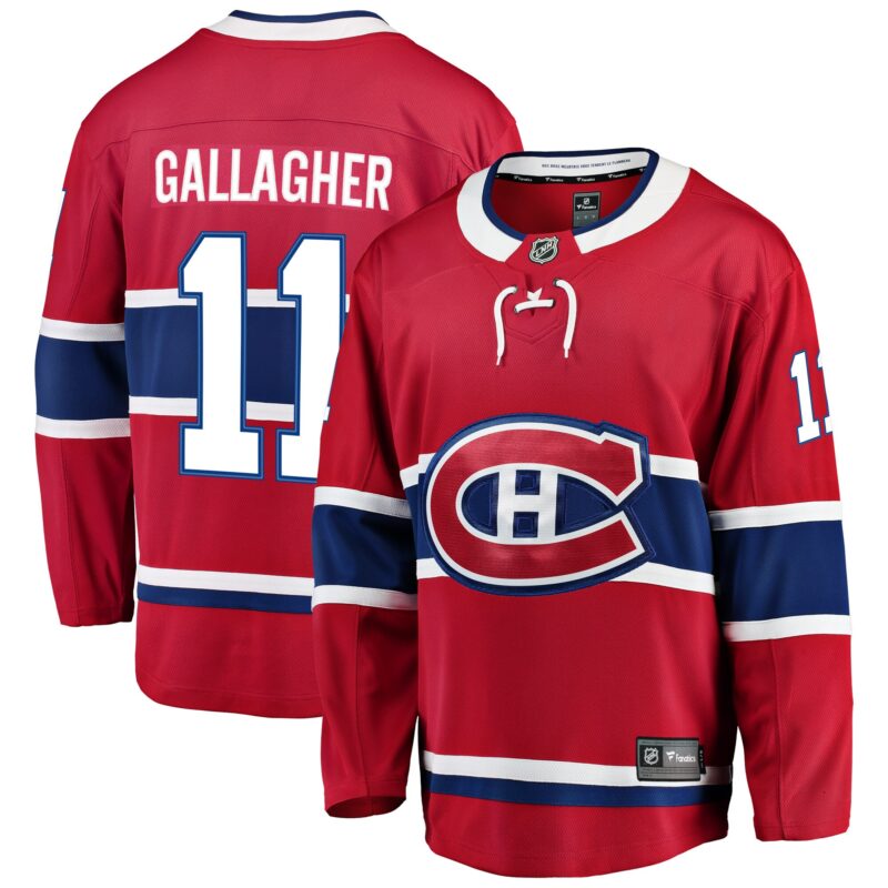 Brendan Gallagher Montreal Canadiens Breakaway Player Jersey - Red