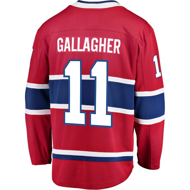 Brendan Gallagher Montreal Canadiens Breakaway Player Jersey - Red - Image 3