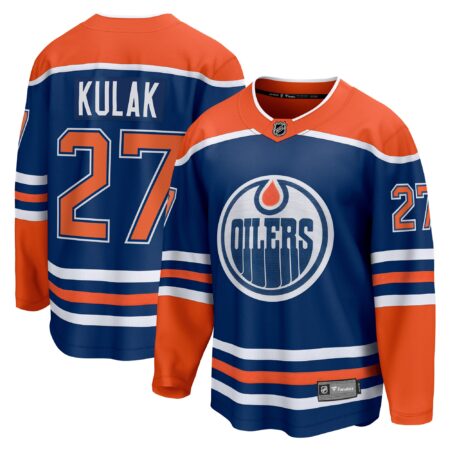 Brett Kulak Edmonton Oilers Home Breakaway Player Jersey - Royal