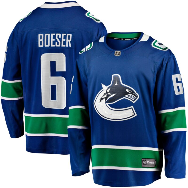 Brock Boeser Vancouver Canucks Home Breakaway Jersey - Blue