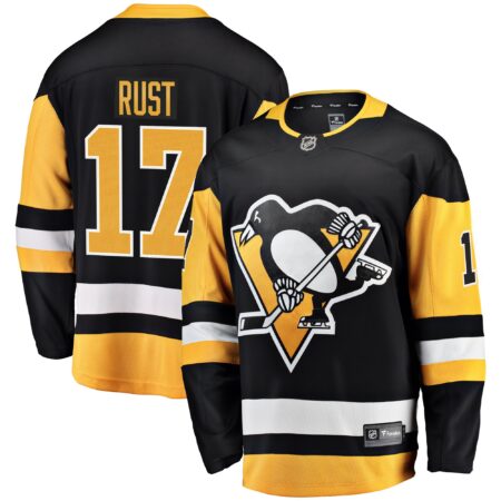 Bryan Rust Pittsburgh Penguins Home Breakaway Player Jersey - Black