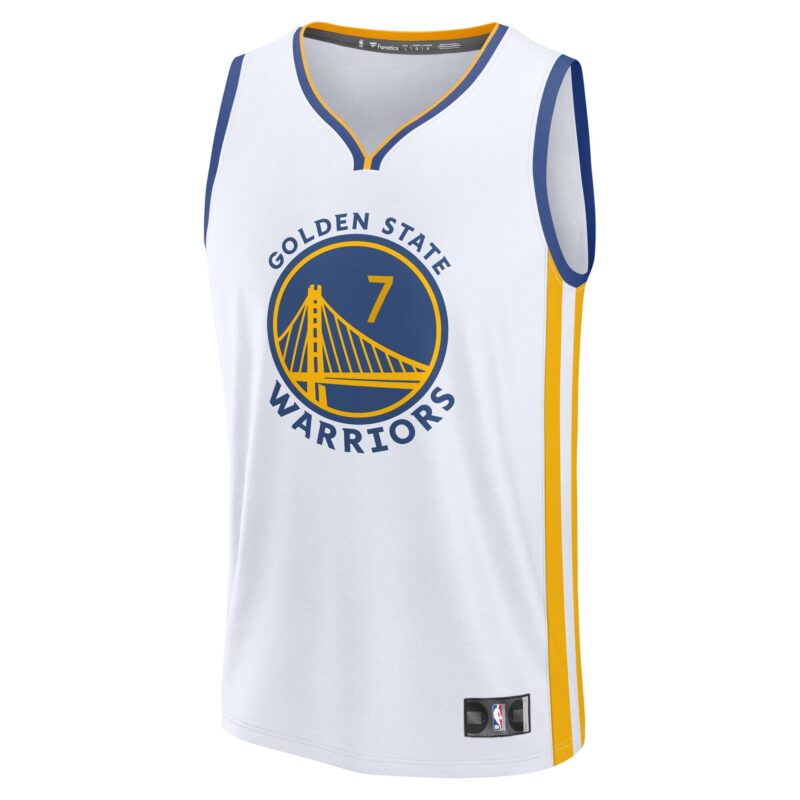 Buddy Hield Golden State Warriors Fast Break Player Jersey - Association Edition - White - Image 2
