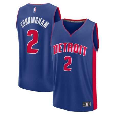 Cade Cunningham Detroit Pistons Fast Break Player Jersey - Icon Edition - Blue