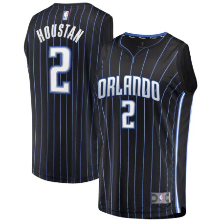 Caleb Houstan Orlando Magic Fast Break Jersey - Icon Edition - Black