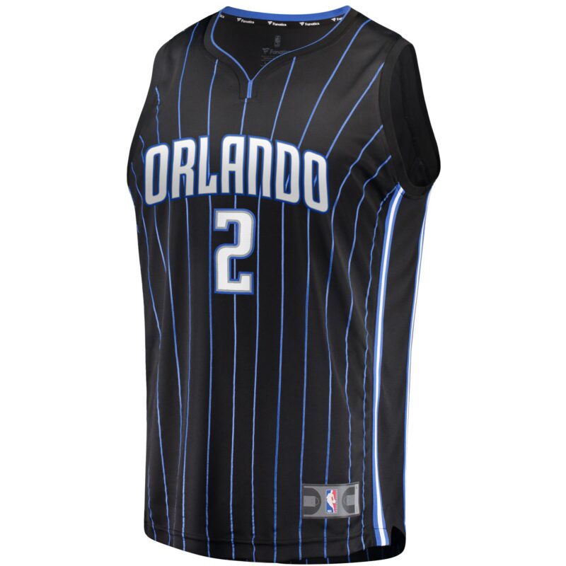 Caleb Houstan Orlando Magic Fast Break Jersey - Icon Edition - Black - Image 2