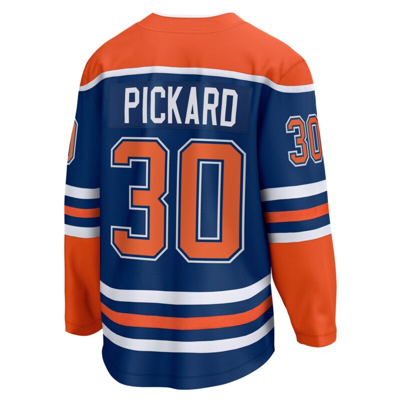 Calvin Pickard Edmonton Oilers Home Premier Breakaway Player Jersey - Royal - Image 3
