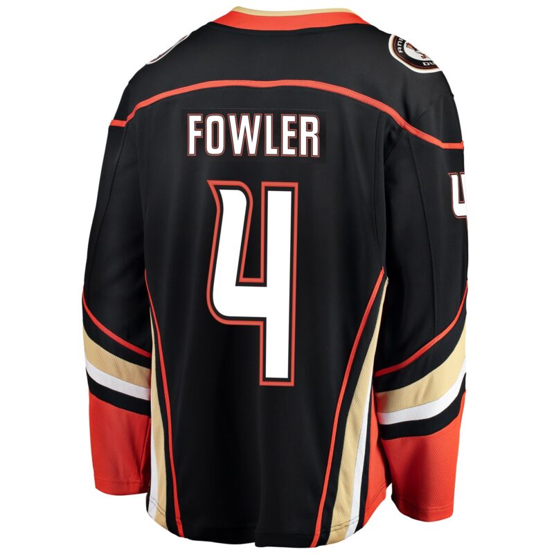 Cam Fowler Anaheim Ducks Breakaway Player Jersey - Black - Image 3