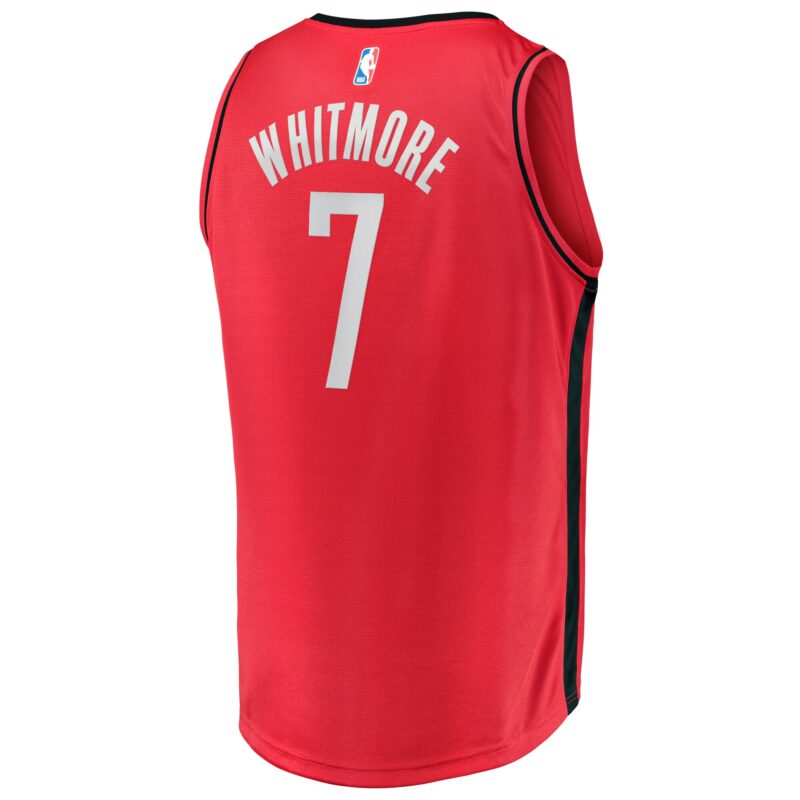 Cam Whitmore Houston Rockets Fast Break Player Jersey - Icon Edition - Red - Image 3