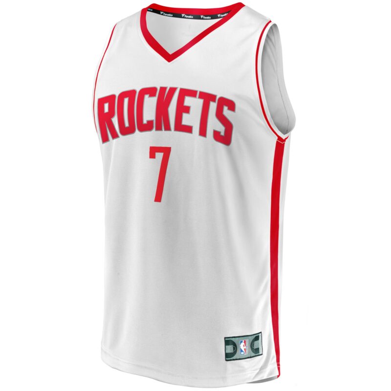Cam Whitmore Houston Rockets Fast Break Player Jersey - Association Edition - White - Image 2