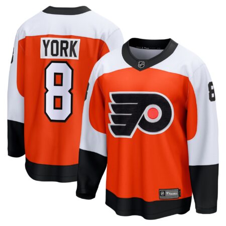 Cam York Philadelphia Flyers Home Breakaway Jersey - Orange