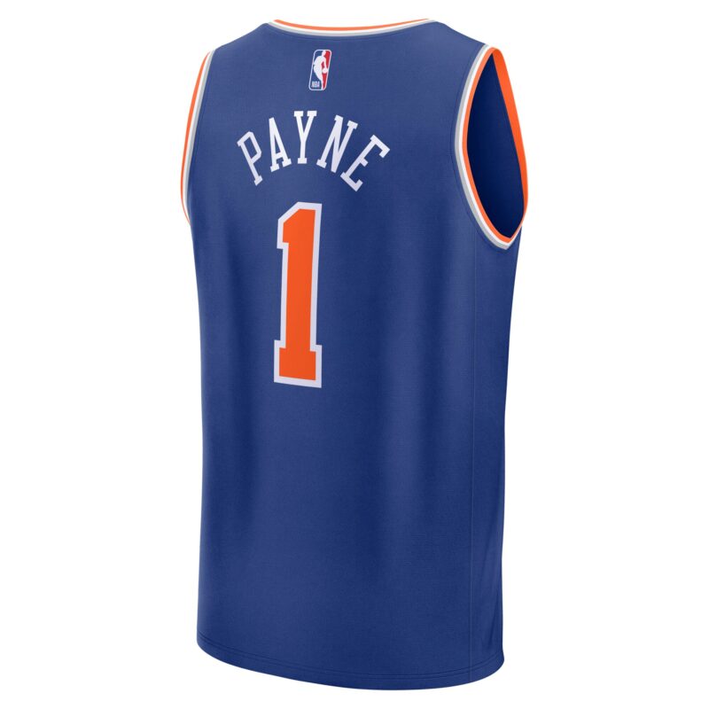 Cameron Payne New York Knicks Fast Break Player Jersey - Icon Edition - Blue - Image 3