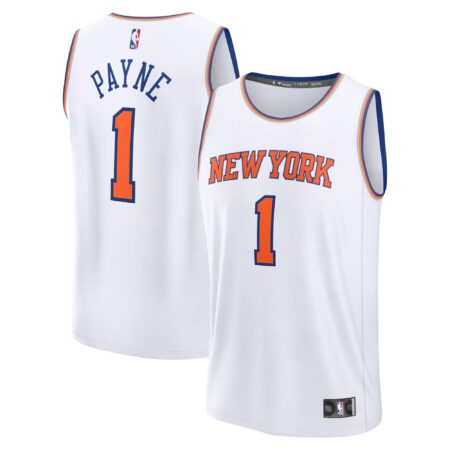 Cameron Payne New York Knicks Fast Break Player Jersey - Association Edition - White