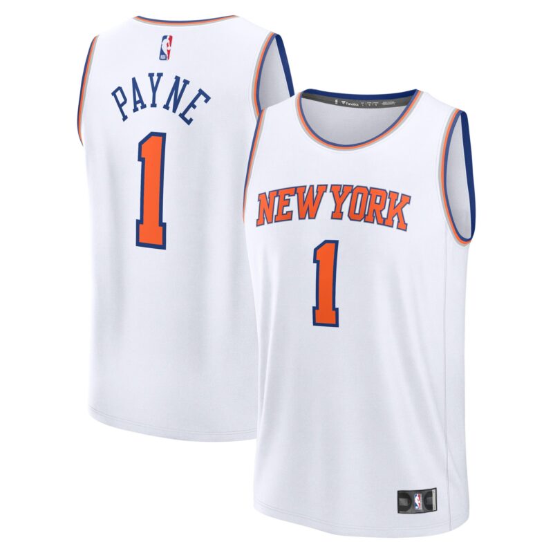 Cameron Payne New York Knicks Fast Break Player Jersey - Association Edition - White