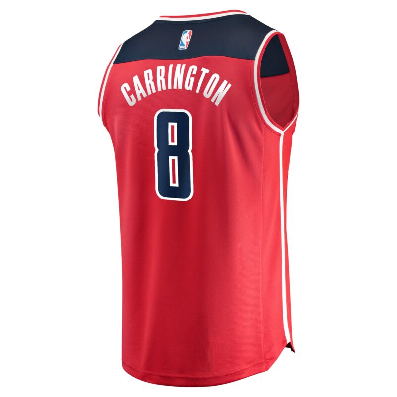 Carlton Carrington Washington Wizards Fast Break Player Jersey - Icon Edition - Red - Image 3