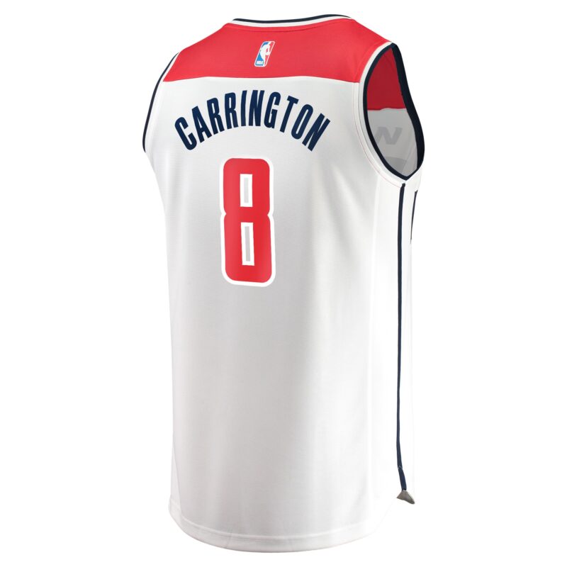 Carlton Carrington Washington Wizards Fast Break Player Jersey - Association Edition - White - Image 3