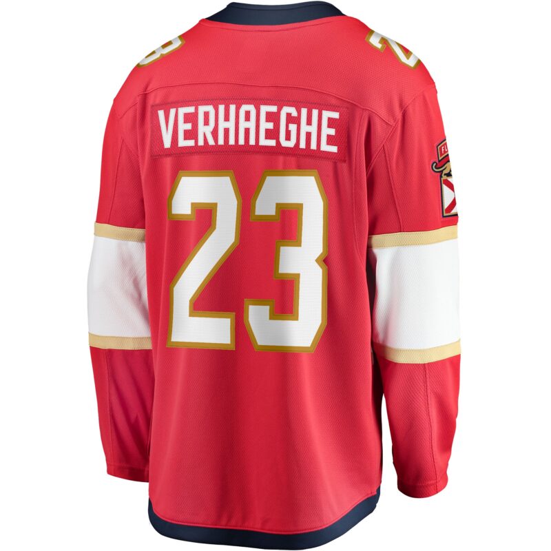 Carter Verhaeghe Florida Panthers Home Breakaway Jersey - Red - Image 3