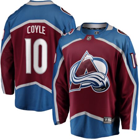 Charlie Coyle Colorado Avalanche Home Breakaway Jersey - Burgundy