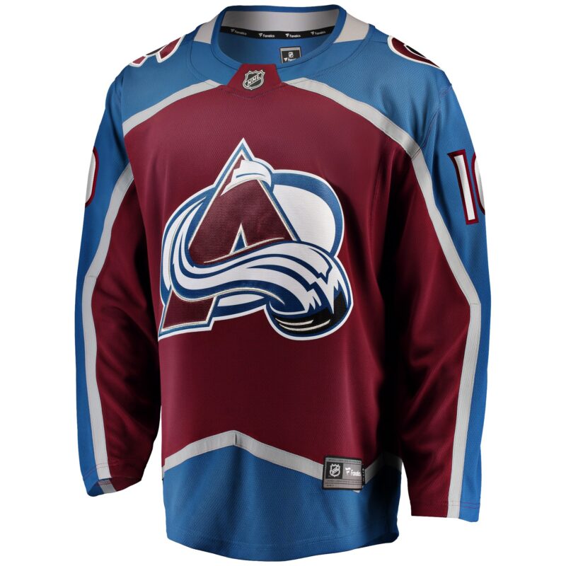 Charlie Coyle Colorado Avalanche Home Breakaway Jersey - Burgundy - Image 2