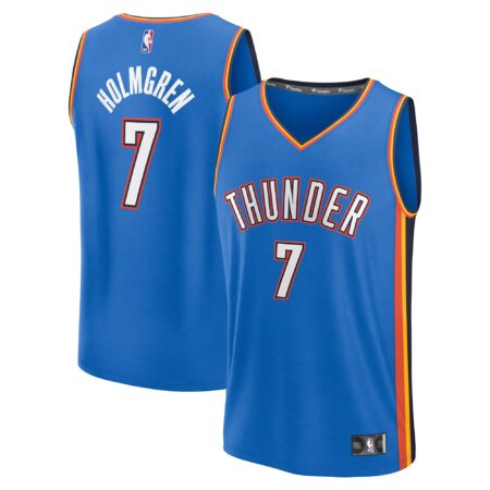 Chet Holmgren Oklahoma City Thunder Fast Break Player Jersey - Icon Edition - Blue