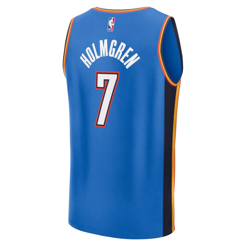 Chet Holmgren Oklahoma City Thunder Fast Break Player Jersey - Icon Edition - Blue - Image 3