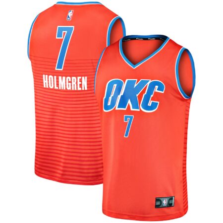 Chet Holmgren Oklahoma City Thunder Fast Break Player Jersey - Statement Edition - Orange