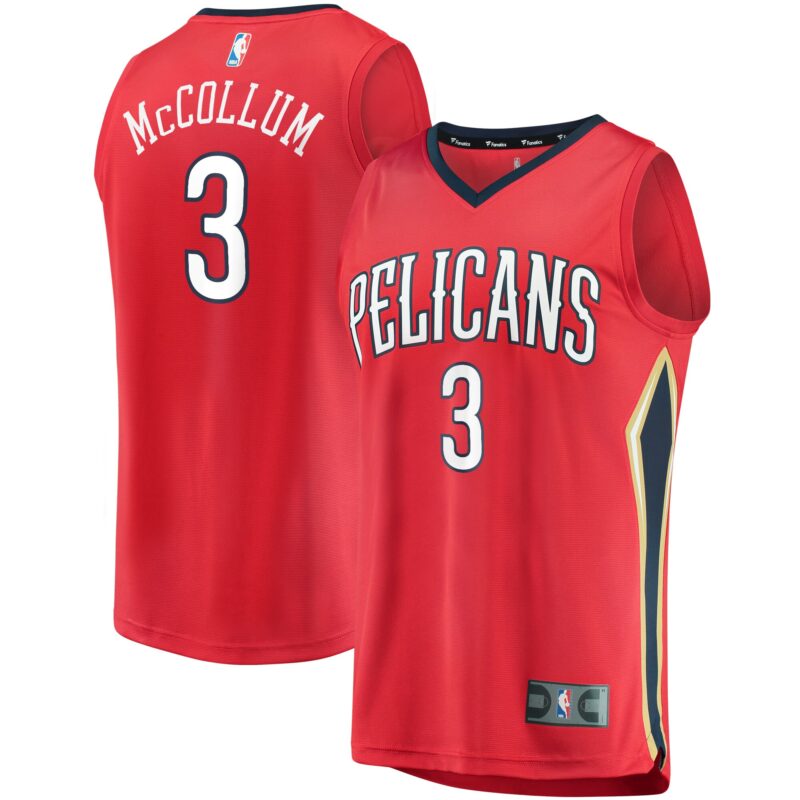 C.J. McCollum New Orleans Pelicans Fast Break Player Jersey - Statement Edition - Red