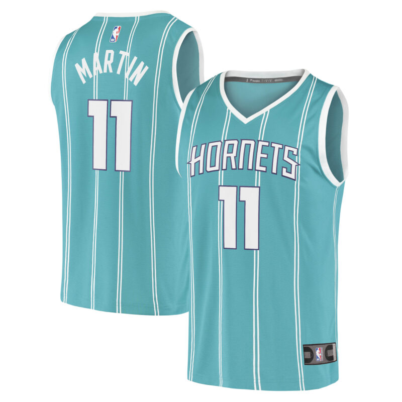Cody Martin Charlotte Hornets Fast Break Jersey - Icon Edition - Teal
