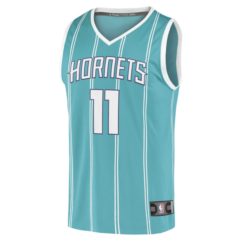 Cody Martin Charlotte Hornets Fast Break Jersey - Icon Edition - Teal - Image 2