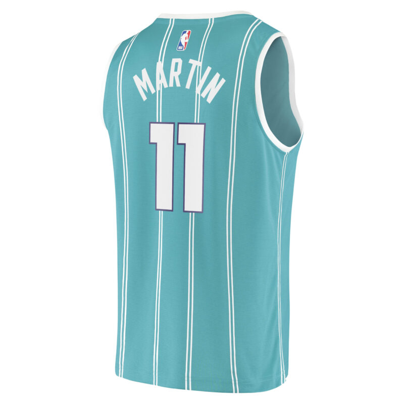 Cody Martin Charlotte Hornets Fast Break Jersey - Icon Edition - Teal - Image 3