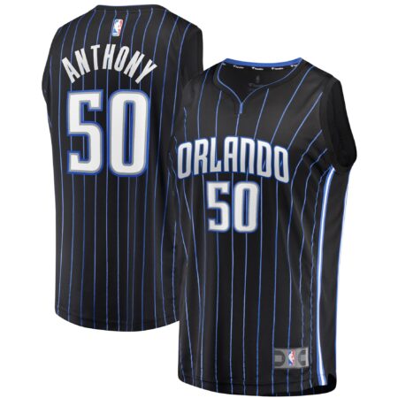 Cole Anthony Orlando Magic 2020 Basketball Draft First Round Pick Fast Break Jersey Black - Icon Edition