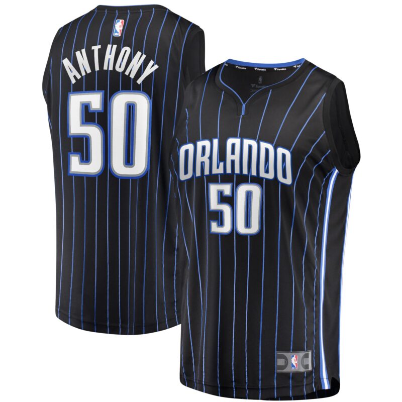 Cole Anthony Orlando Magic 2020 Basketball Draft First Round Pick Fast Break Jersey Black - Icon Edition