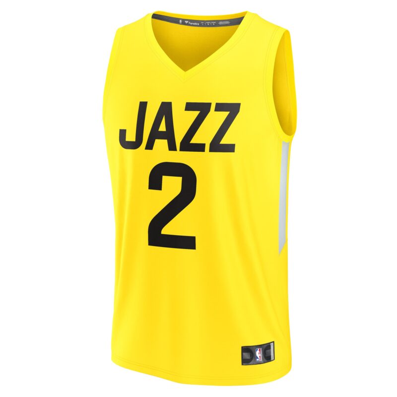Collin Sexton Utah Jazz Fast Break Jersey - Icon Edition - Gold - Image 2