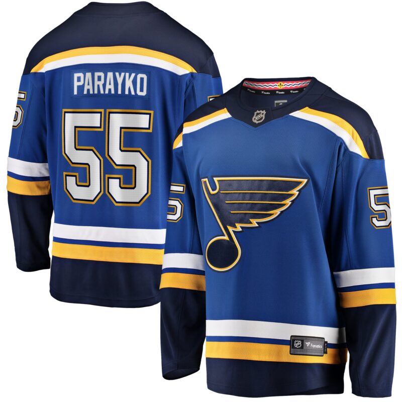 Colton Parayko St. Louis Blues Home Breakaway Player Jersey - Blue