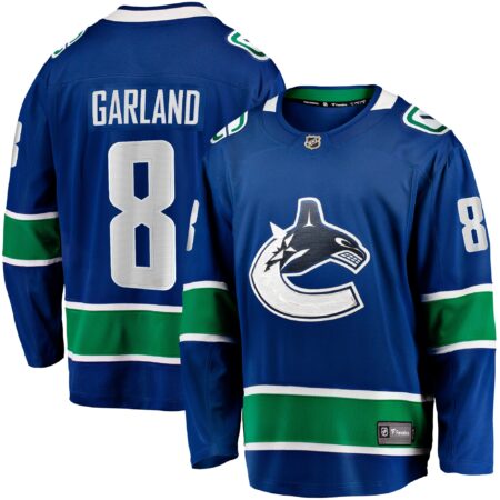 Conor Garland Vancouver Canucks Home Breakaway Jersey - Blue