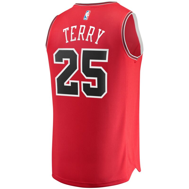 Dalen Terry Chicago Bulls Fast Break Player Jersey - Icon Edition - Red - Image 3
