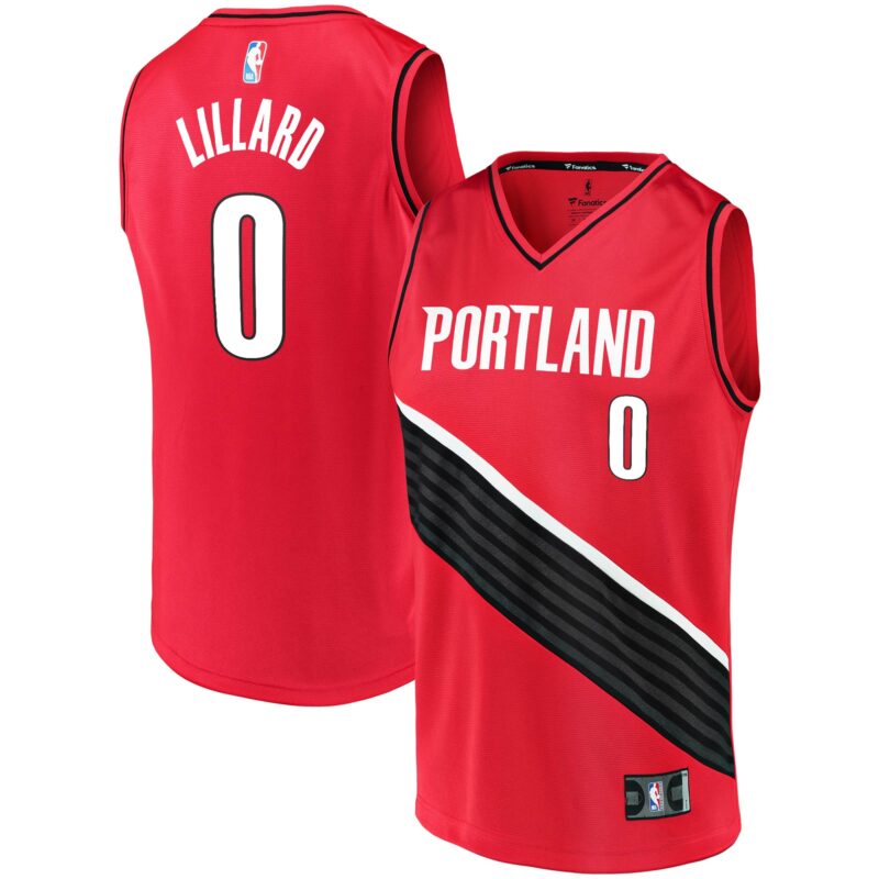 Damian Lillard Portland Trail Blazers Fast Break Jersey - Statement Edition - Red