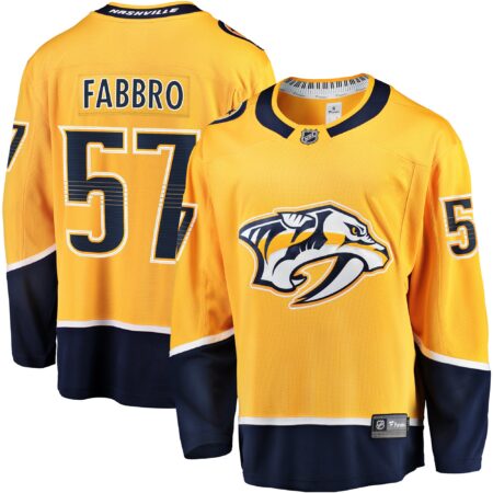 Dante Fabbro Nashville Predators Player Jersey - Gold