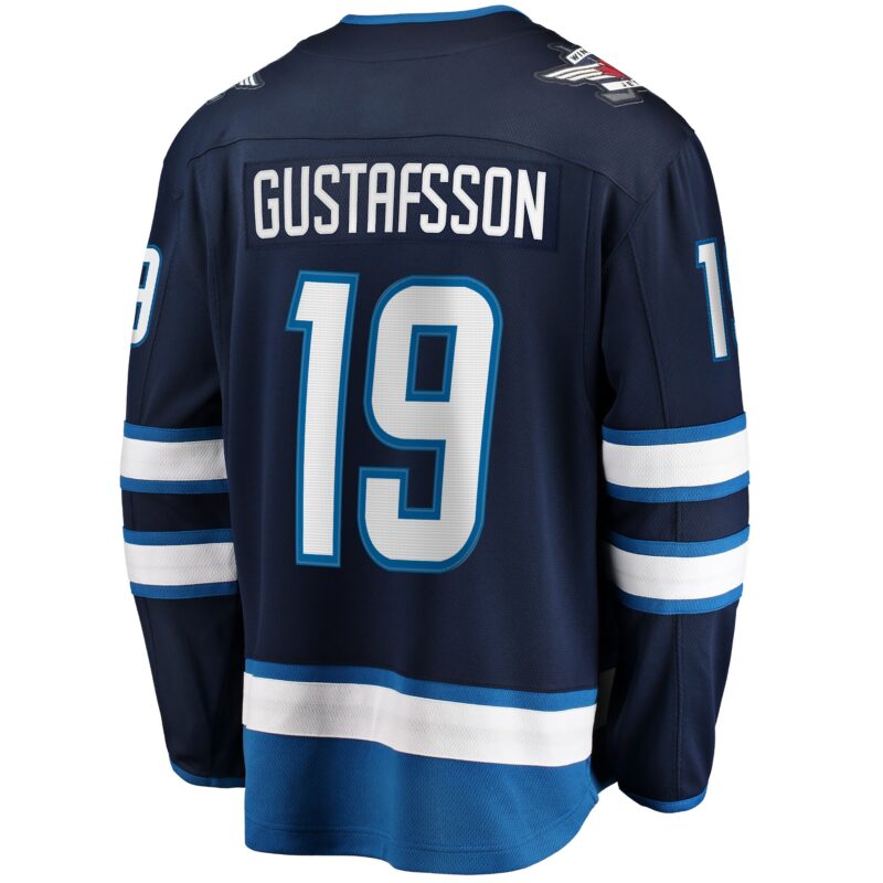 David Gustafsson Winnipeg Jets Home Premier Breakaway Player Jersey - Navy - Image 3