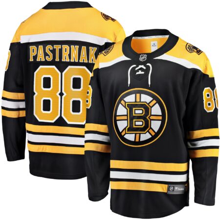 David Pastrnak Boston Bruins Home Breakaway Jersey - Black