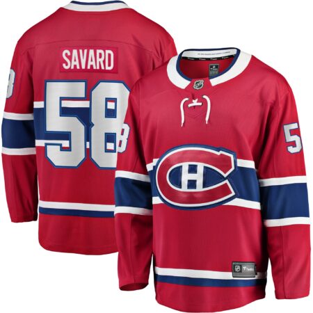 David Savard Montreal Canadiens Home Breakaway Player Jersey - Red