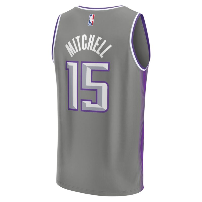 Davion Mitchell Sacramento Kings Fastbreak Jersey - City Edition - Gray - Image 3