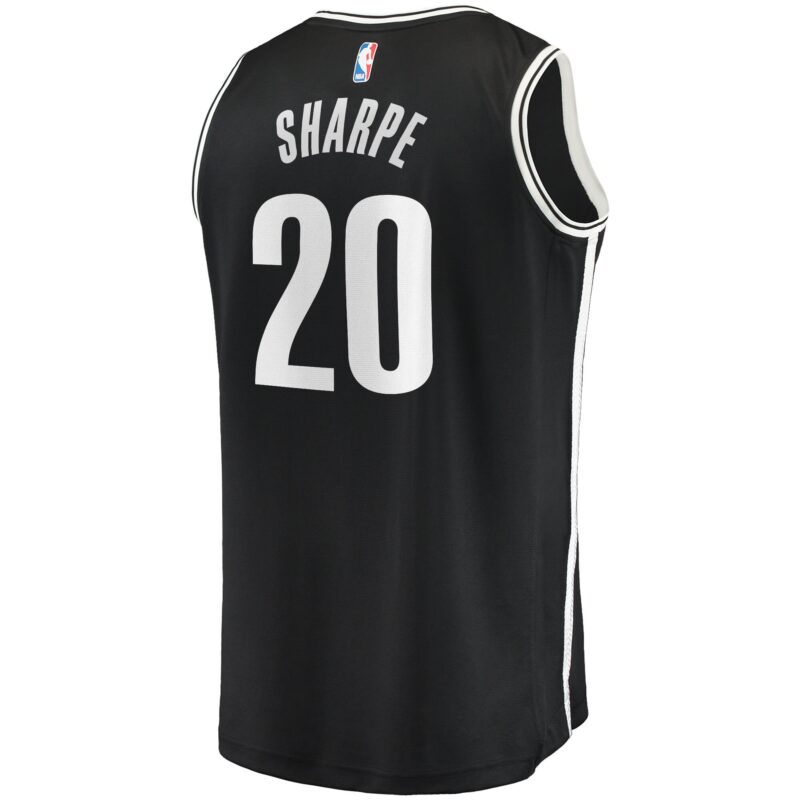 Day'Ron Sharpe Brooklyn Nets Fast Break Jersey - Icon Edition - Black - Image 3