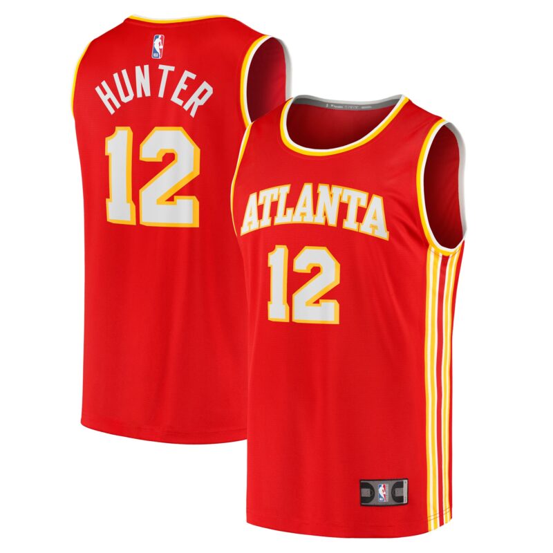 De'Andre Hunter Atlanta Hawks Fast Break Jersey - Icon Edition - Red