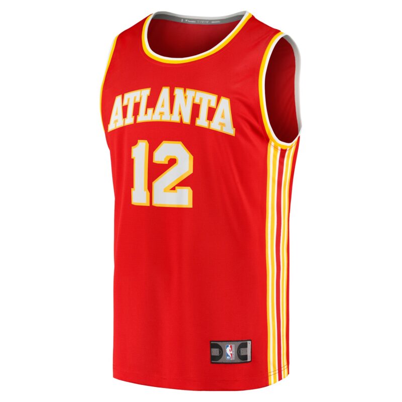 De'Andre Hunter Atlanta Hawks Fast Break Jersey - Icon Edition - Red - Image 2