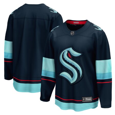 Seattle Kraken Home Breakaway Jersey - Deep Sea Blue