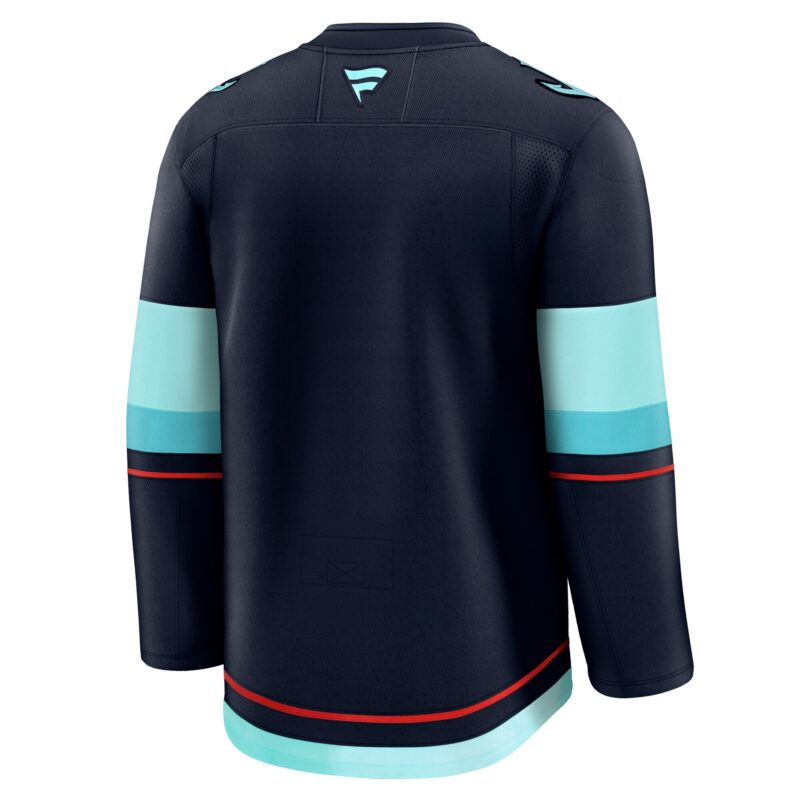 Seattle Kraken Home Premium Jersey - Deep Sea Blue - Image 3