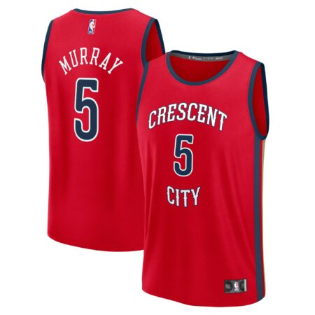 Dejounte Murray New Orleans Pelicans Fast Break Player Jersey - Statement Edition - Red