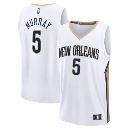 Dejounte Murray New Orleans Pelicans Fast Break Player Jersey - Association Edition - White