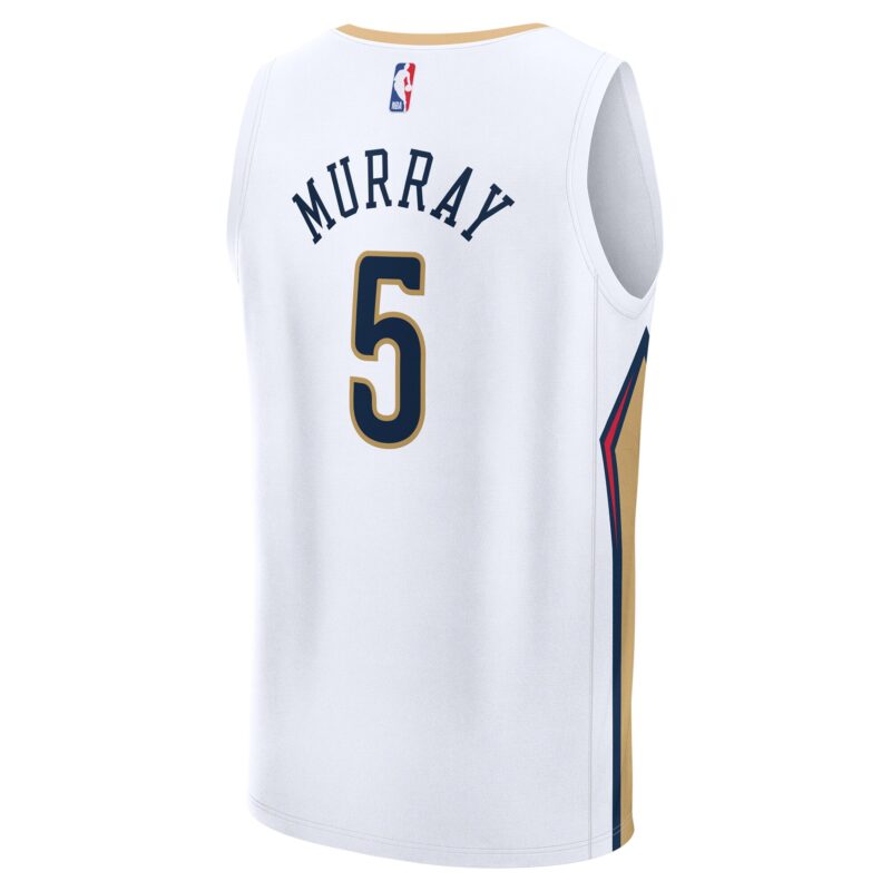 Dejounte Murray New Orleans Pelicans Fast Break Player Jersey - Association Edition - White - Image 3